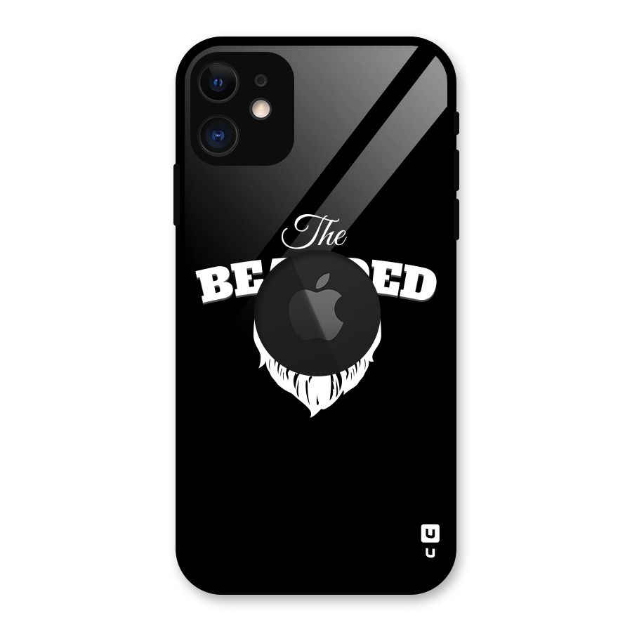 The Bearded Man Glass Back Case for iPhone 11 Logo Cut