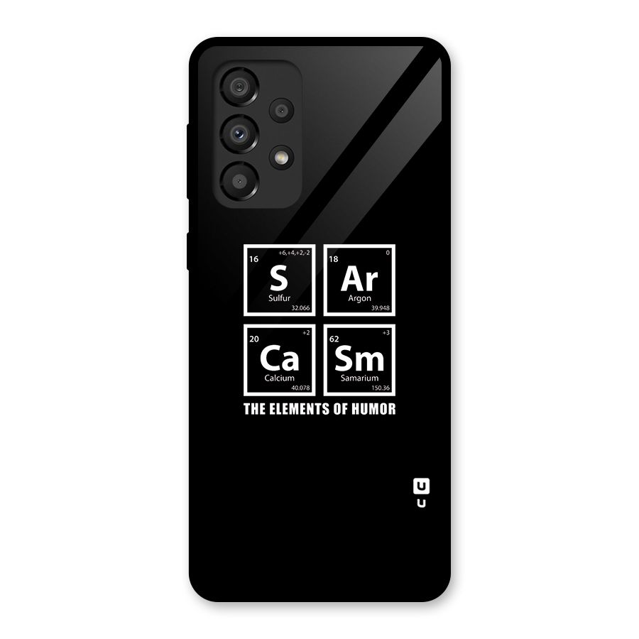 The Elements of Humor Glass Back Case for Galaxy A33 5G