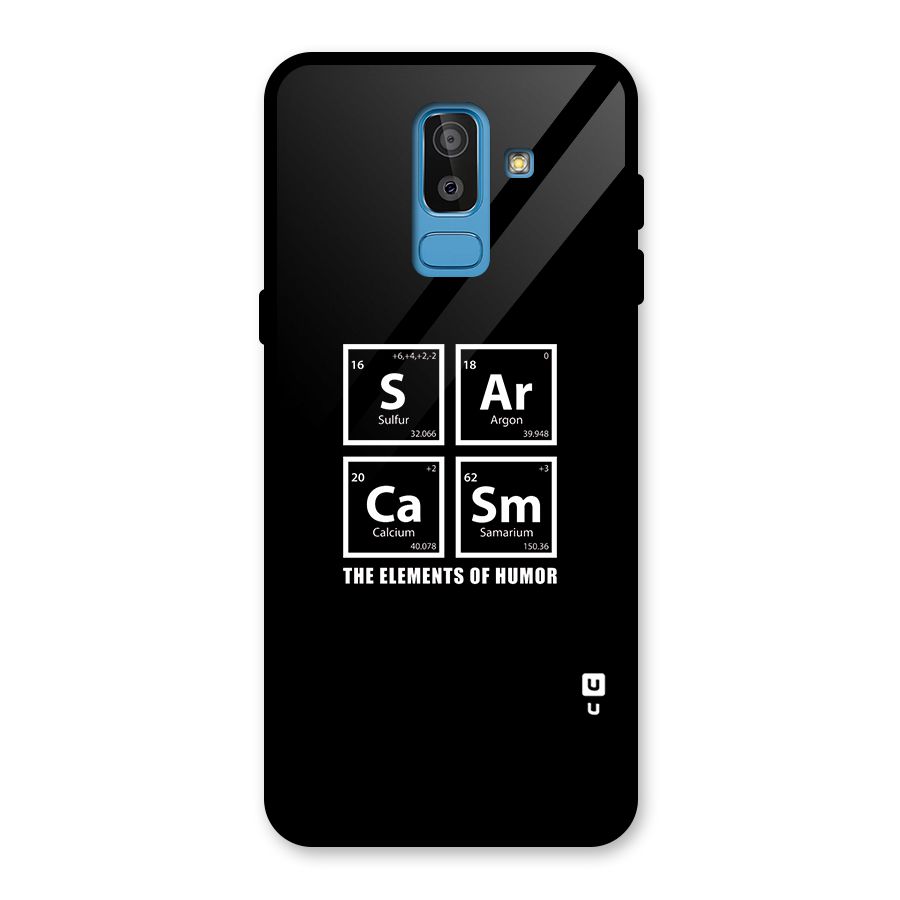 The Elements of Humor Glass Back Case for Galaxy J8