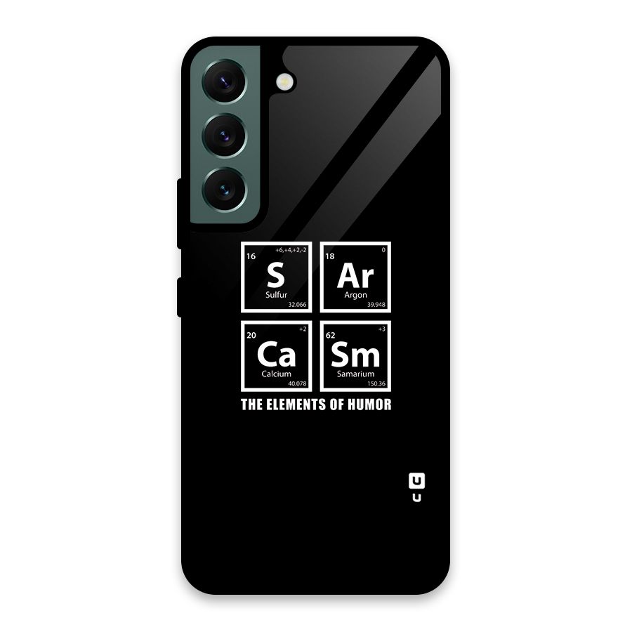 The Elements of Humor Glass Back Case for Galaxy S22 5G