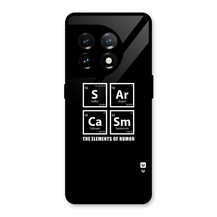 The Elements of Humor Glass Back Case for OnePlus 11