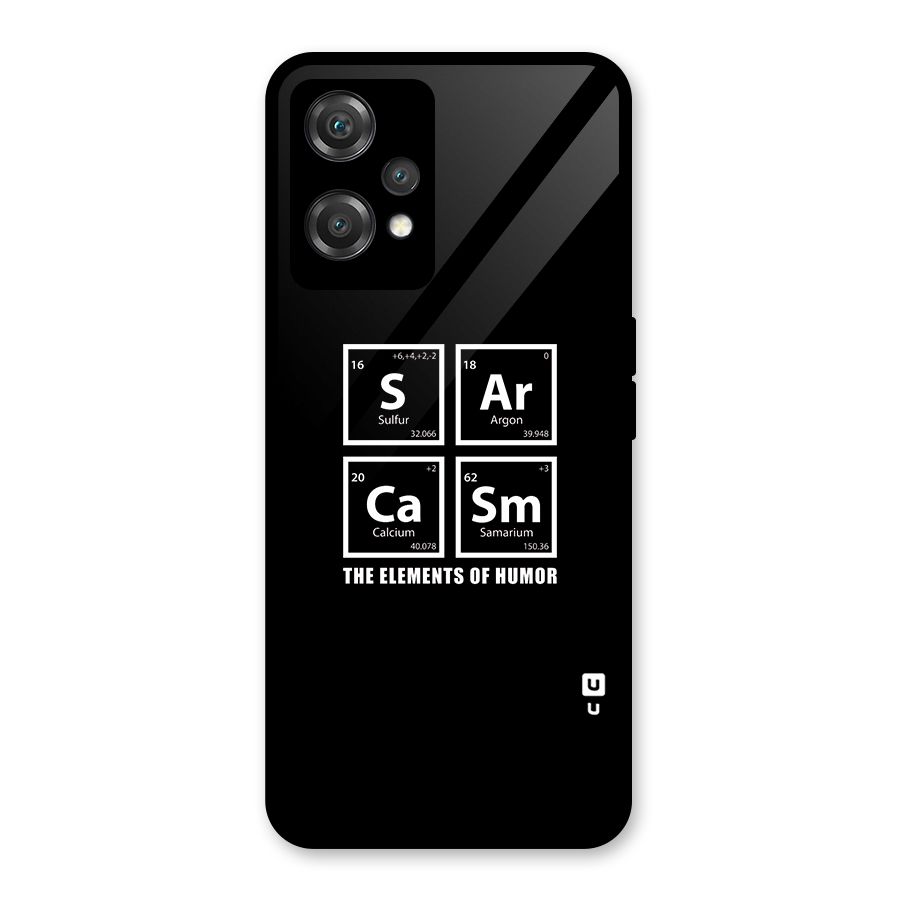 The Elements of Humor Glass Back Case for OnePlus Nord CE 2 Lite 5G