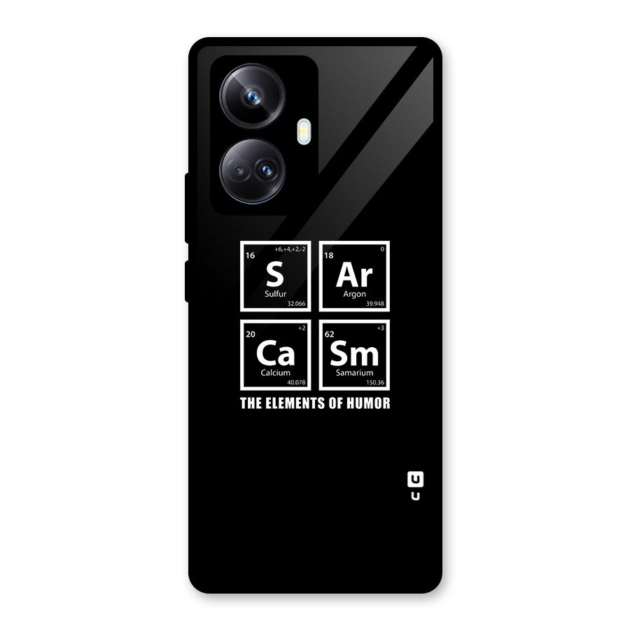 The Elements of Humor Glass Back Case for Realme 10 Pro Plus