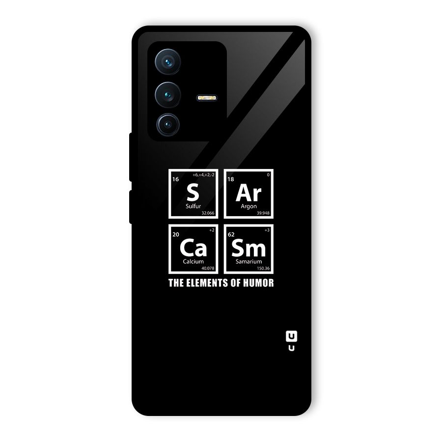 The Elements of Humor Glass Back Case for Vivo V23 Pro
