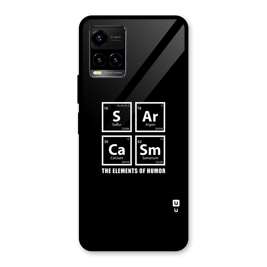The Elements of Humor Glass Back Case for Vivo Y21A