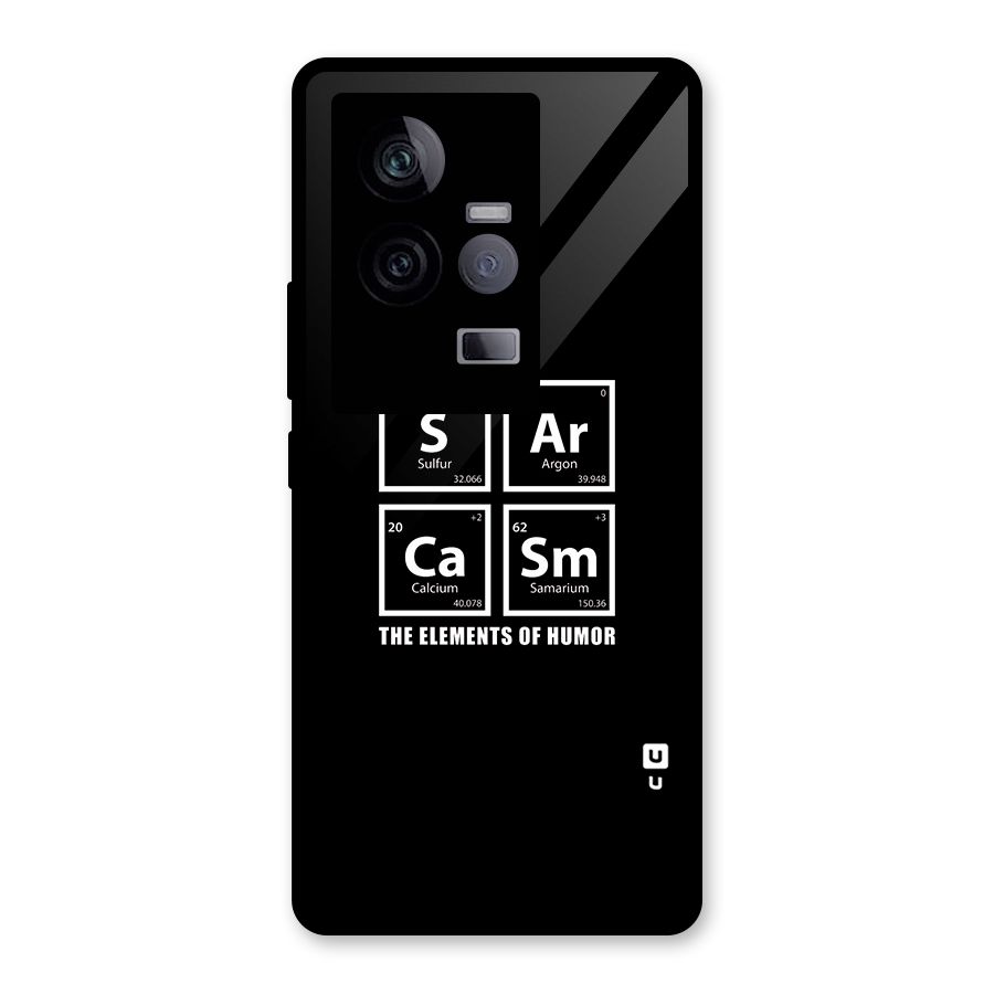 The Elements of Humor Glass Back Case for Vivo iQOO 11 5G