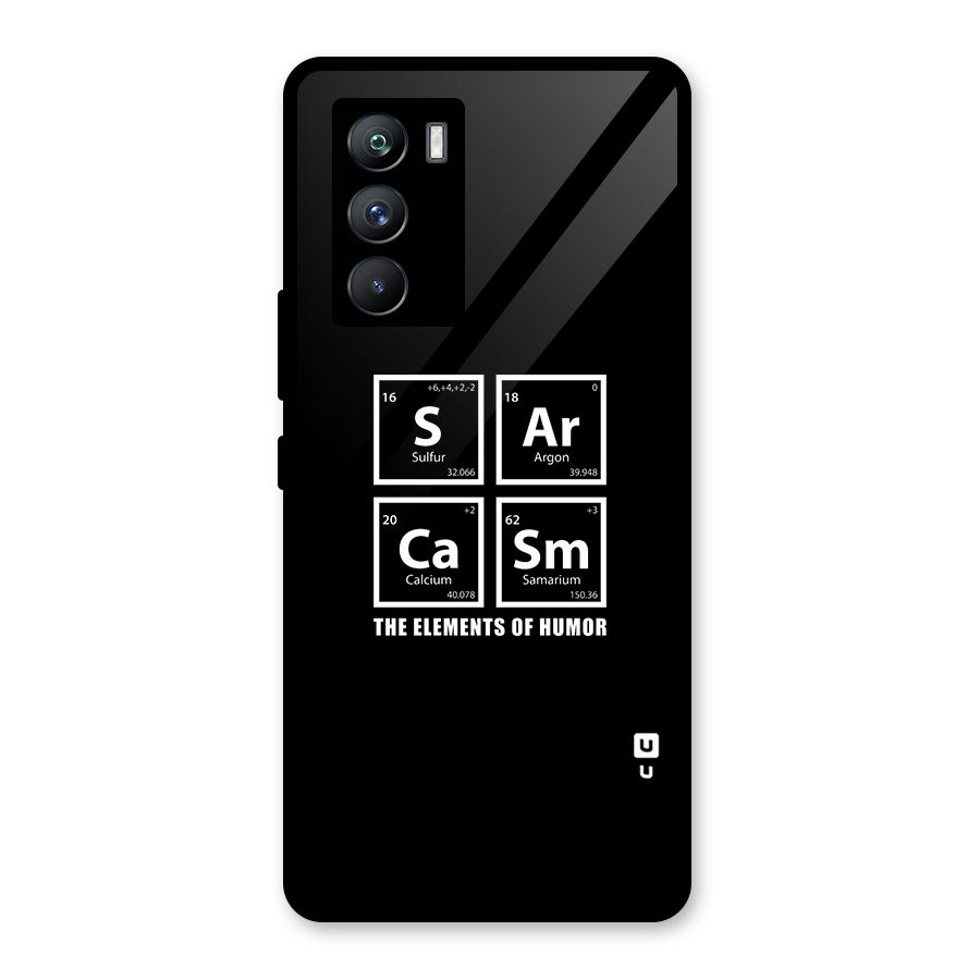 The Elements of Humor Glass Back Case for Vivo iQOO 9 SE