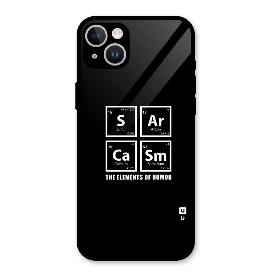 The Elements of Humor Glass Back Case for iPhone 14 Plus