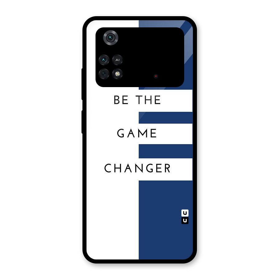 The Game Changer Glass Back Case for Poco M4 Pro 4G