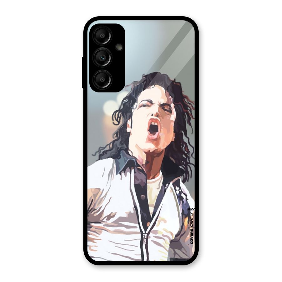 The Legend Michael Jackson Glass Back Case for Galaxy A14 5G