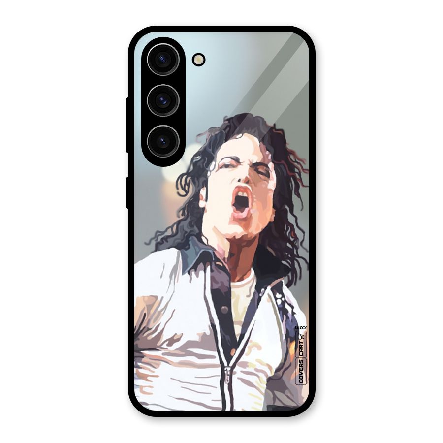 The Legend Michael Jackson Glass Back Case for Galaxy S23