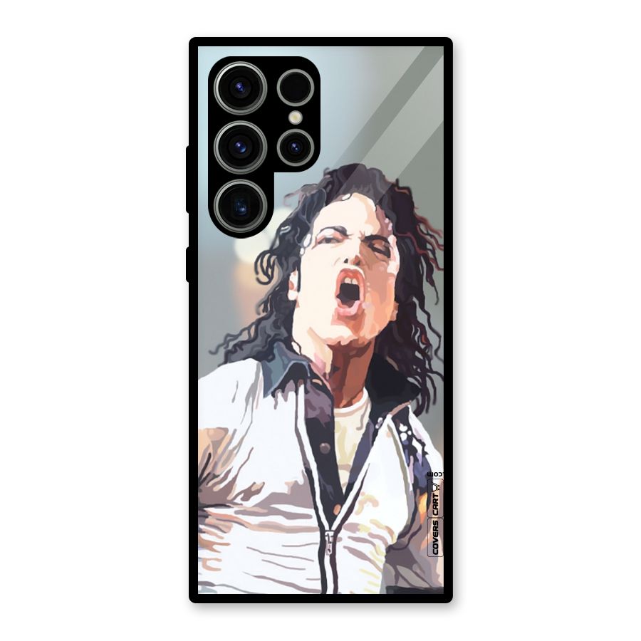 The Legend Michael Jackson Glass Back Case for Galaxy S23 Ultra