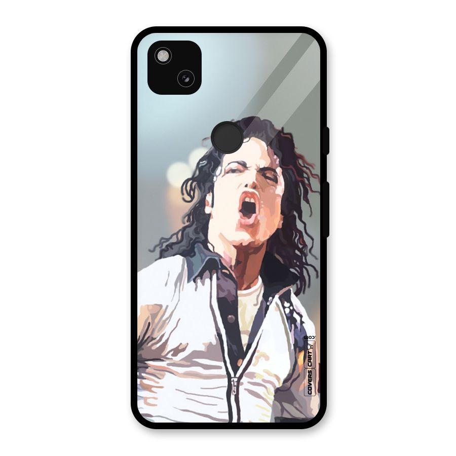 The Legend Michael Jackson Glass Back Case for Google Pixel 4a