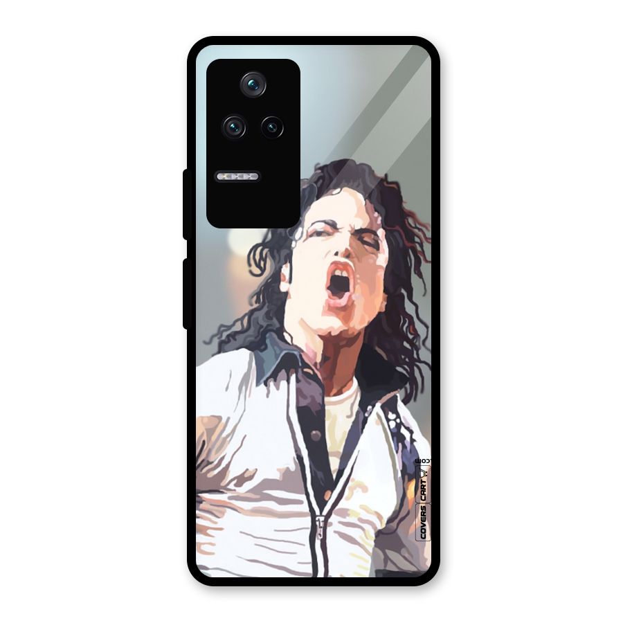 The Legend Michael Jackson Glass Back Case for Poco F4 5G