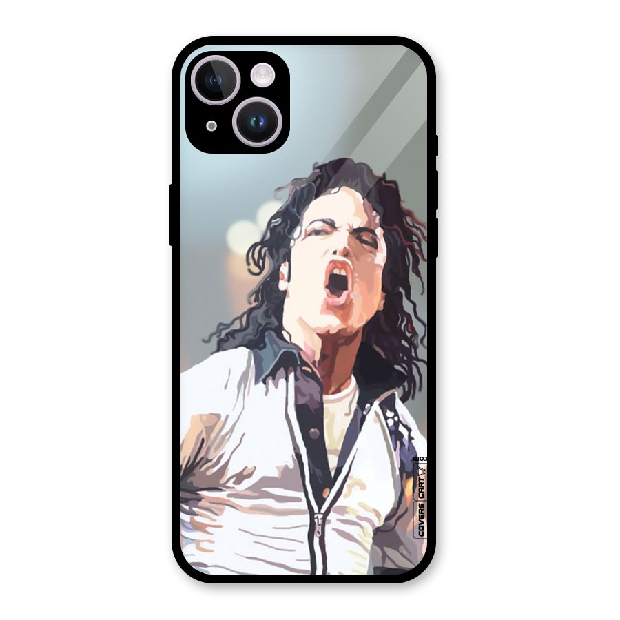 The Legend Michael Jackson Glass Back Case for iPhone 14 Plus