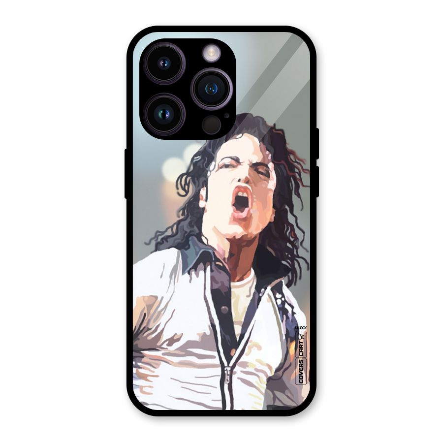 The Legend Michael Jackson Glass Back Case for iPhone 14 Pro