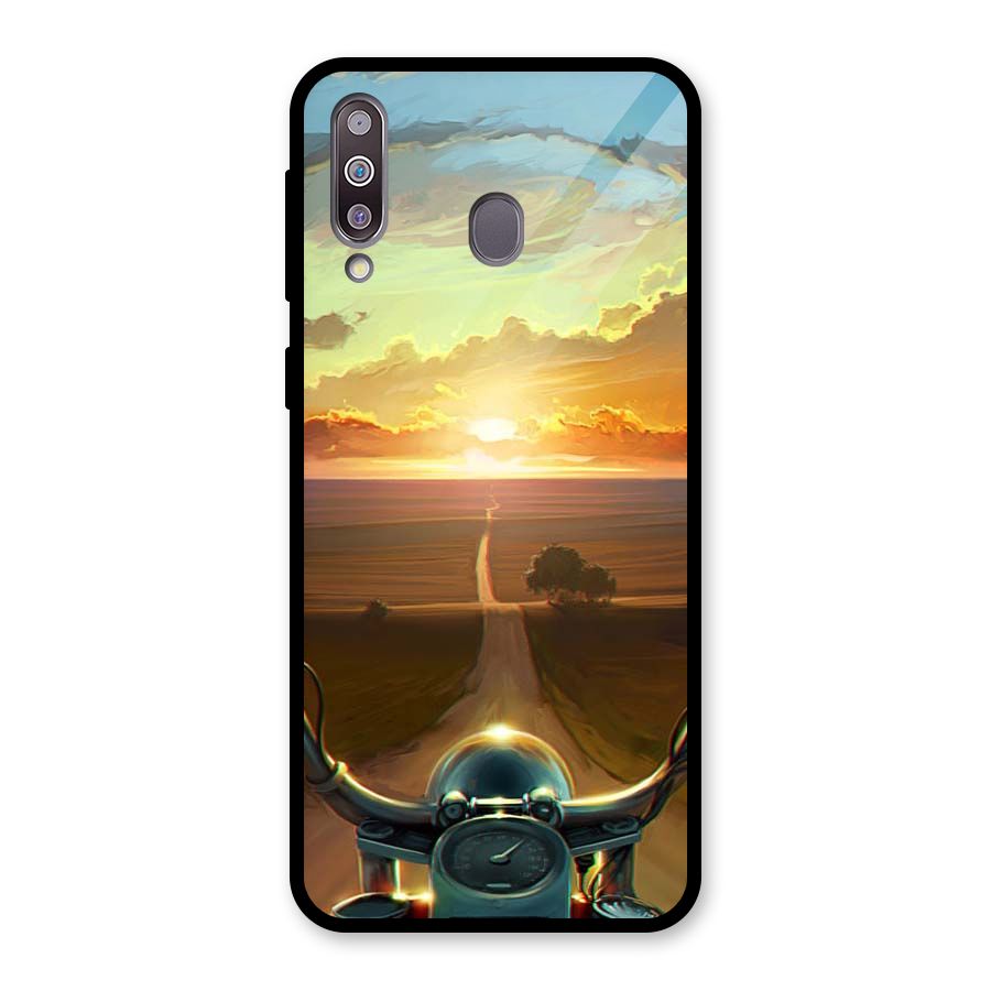 The Long Ride Glass Back Case for Galaxy M30