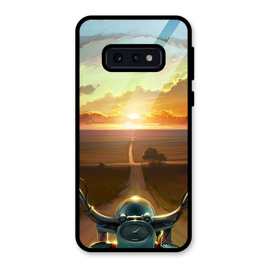 The Long Ride Glass Back Case for Galaxy S10e