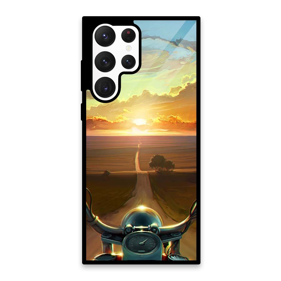 The Long Ride Glass Back Case for Galaxy S22 Ultra 5G