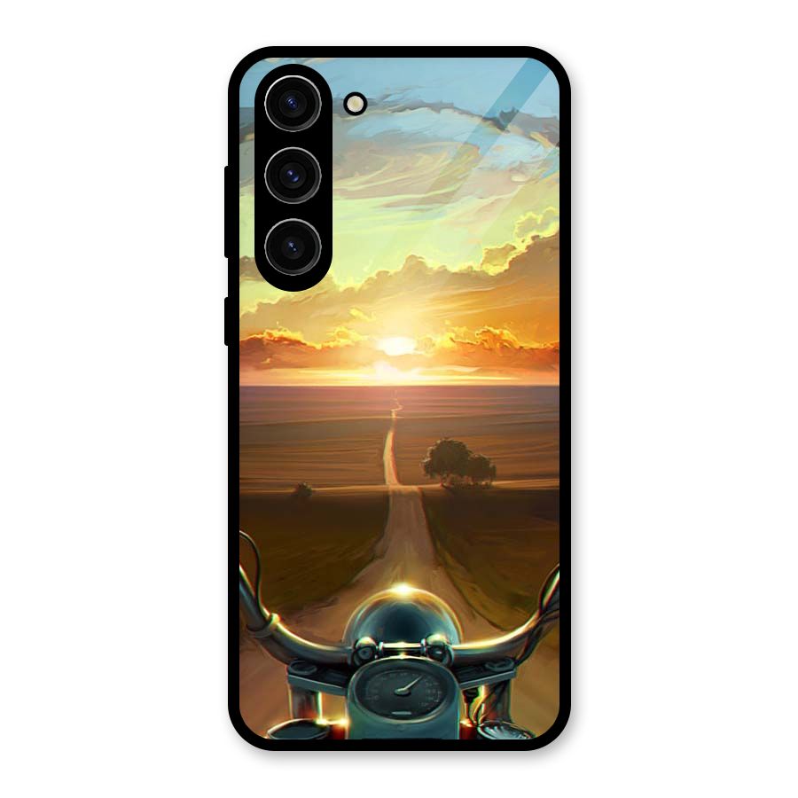 The Long Ride Glass Back Case for Galaxy S23 Plus