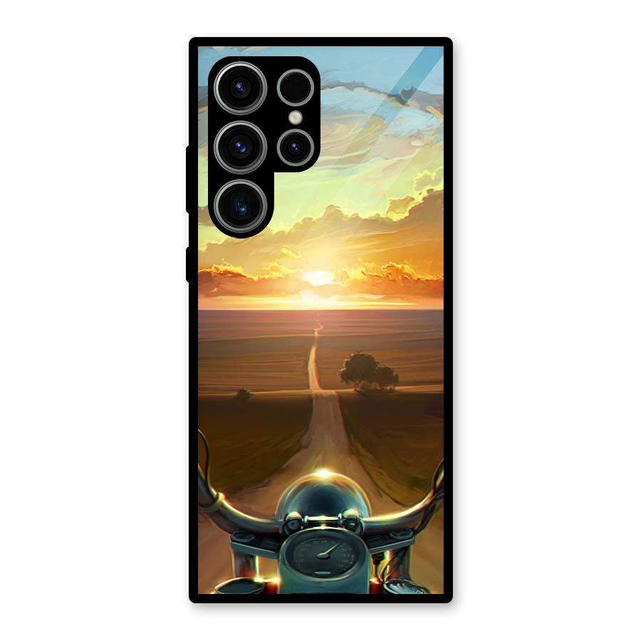 The Long Ride Glass Back Case for Galaxy S23 Ultra