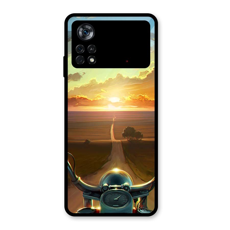 The Long Ride Glass Back Case for Poco X4 Pro 5G