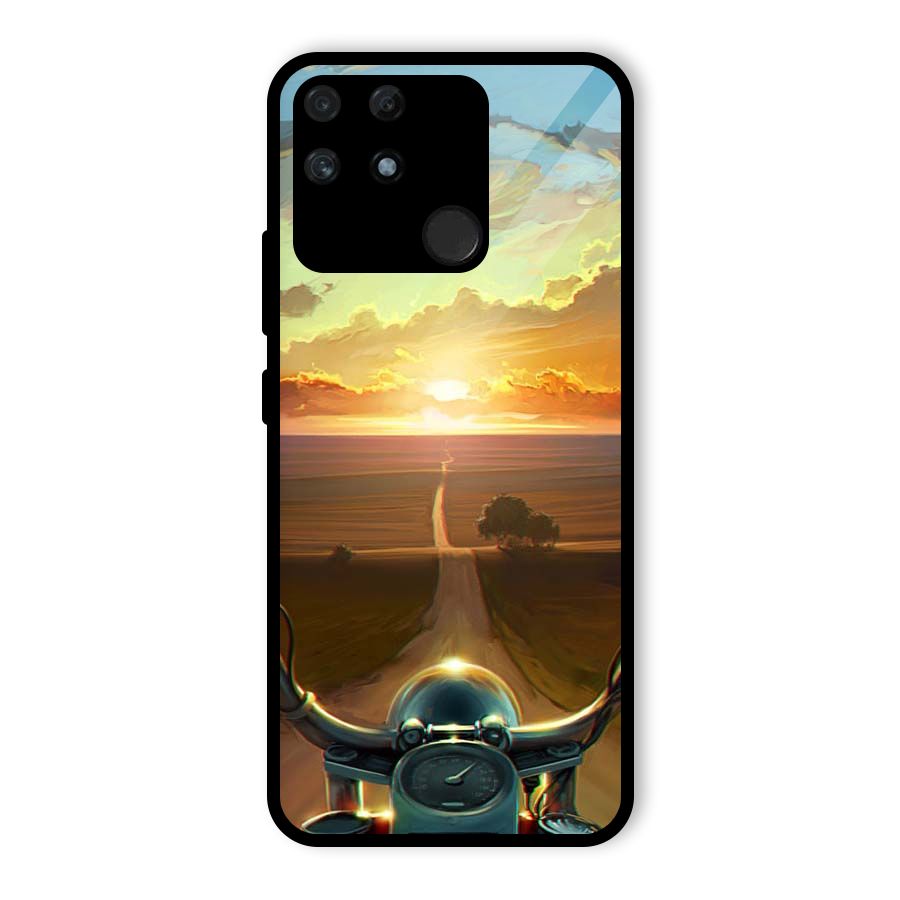 The Long Ride Glass Back Case for Realme Narzo 50A