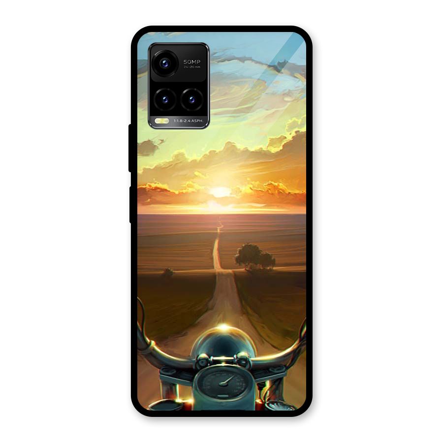 The Long Ride Glass Back Case for Vivo Y21T