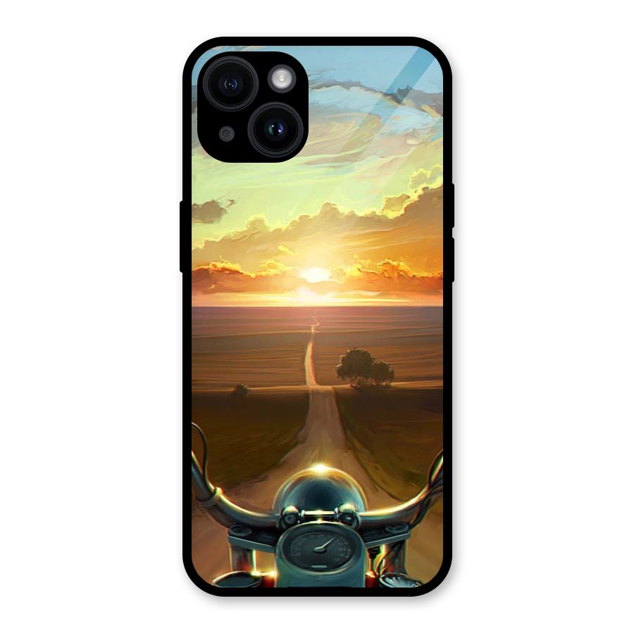 The Long Ride Glass Back Case for iPhone 14