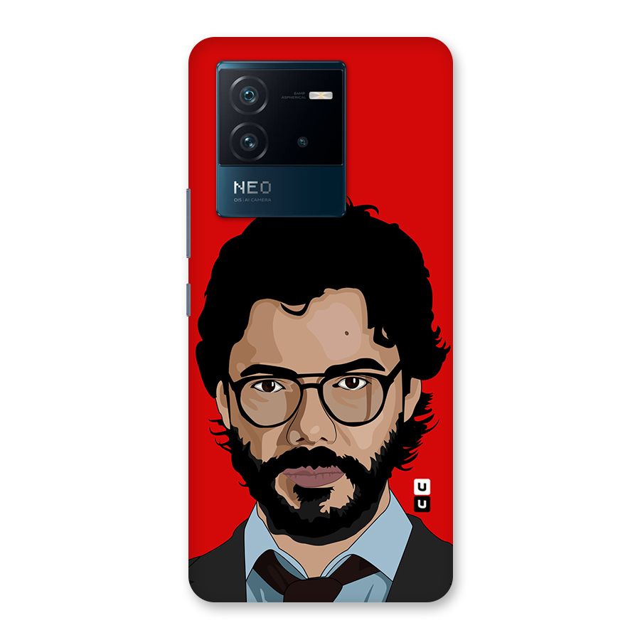 The Professor Illustration Art Back Case for Vivo iQOO Neo 6 5G