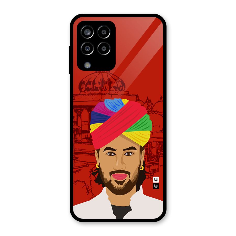 The Rajasthani Chokro Glass Back Case for Galaxy M33