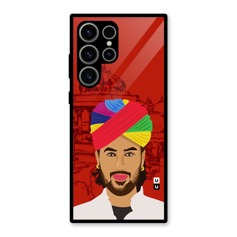 The Rajasthani Chokro Glass Back Case for Galaxy S23 Ultra