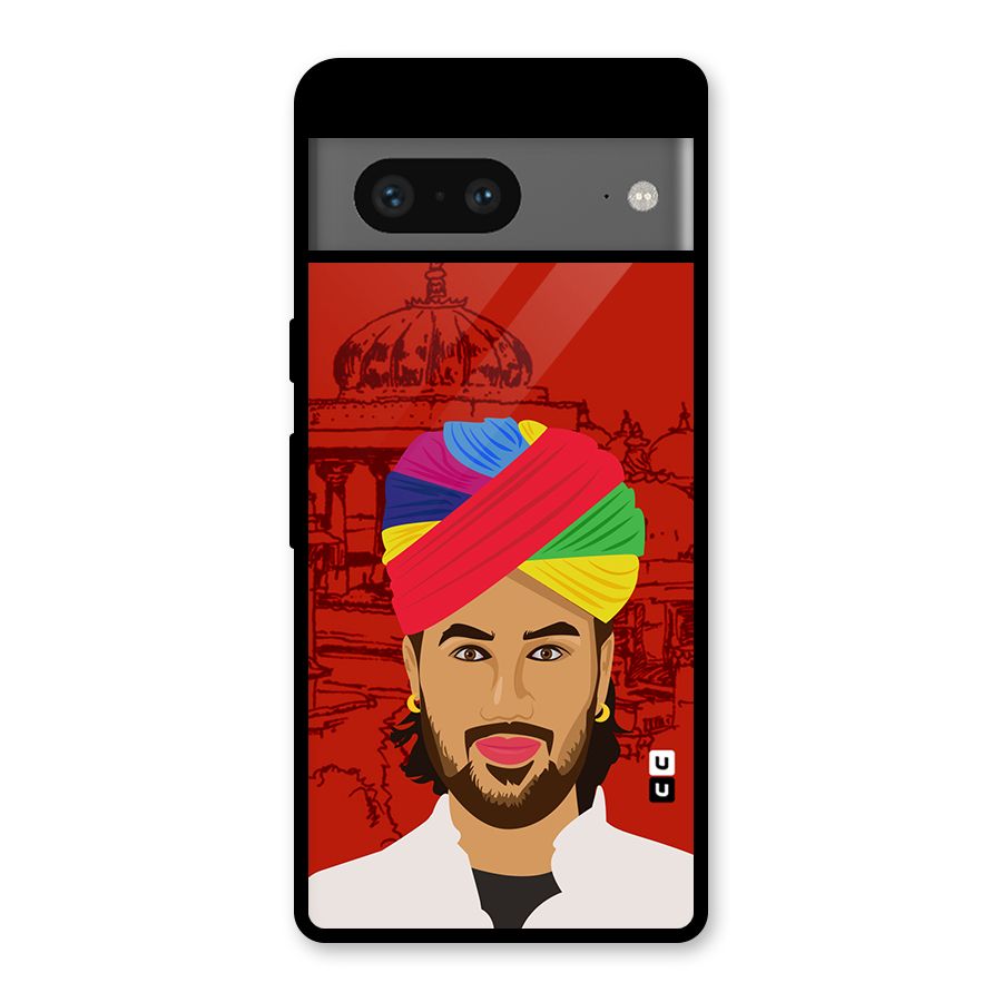 The Rajasthani Chokro Glass Back Case for Google Pixel 7