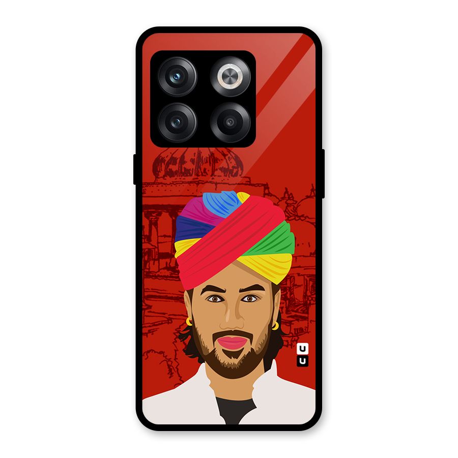 The Rajasthani Chokro Glass Back Case for OnePlus 10T