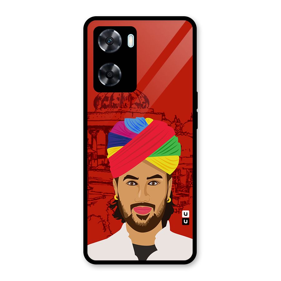 The Rajasthani Chokro Glass Back Case for Oppo A77