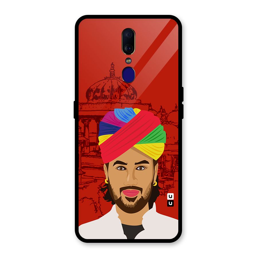 The Rajasthani Chokro Glass Back Case for Oppo F11