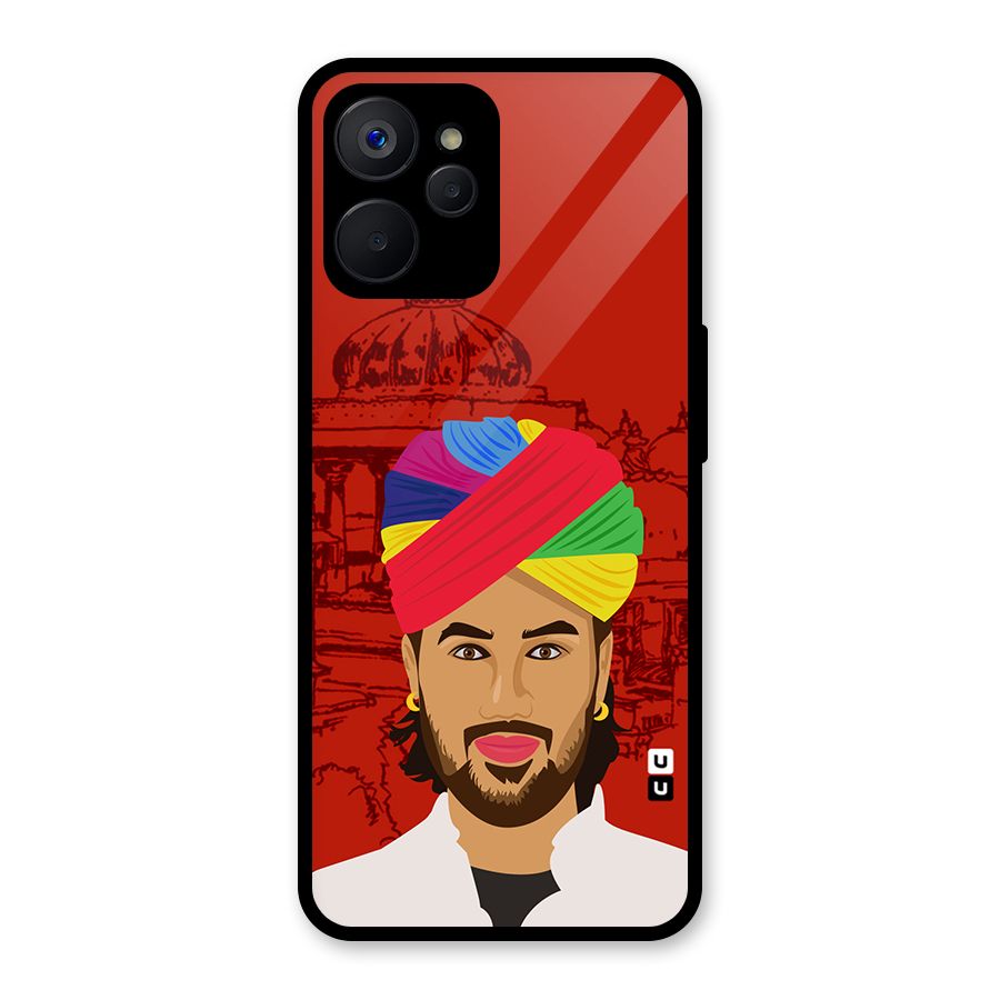 The Rajasthani Chokro Glass Back Case for Realme 9i 5G