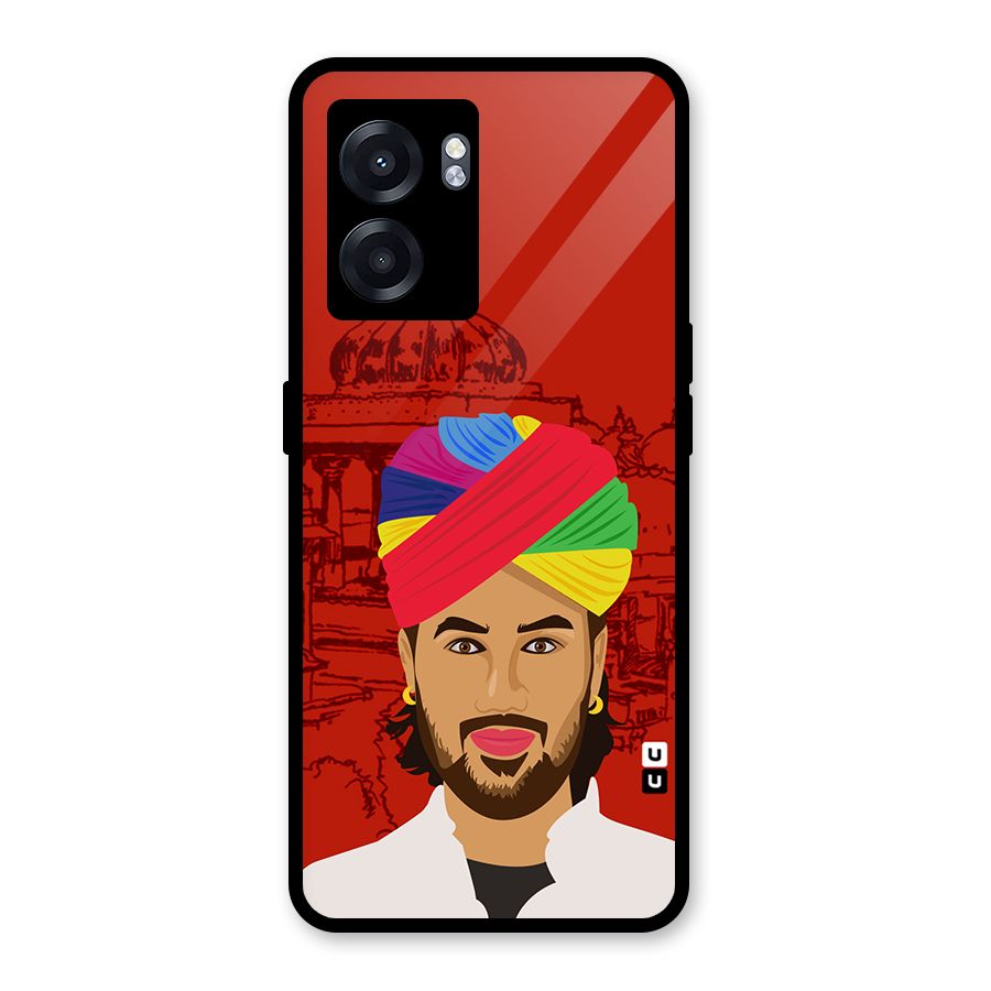 The Rajasthani Chokro Glass Back Case for Realme Narzo 50 5G