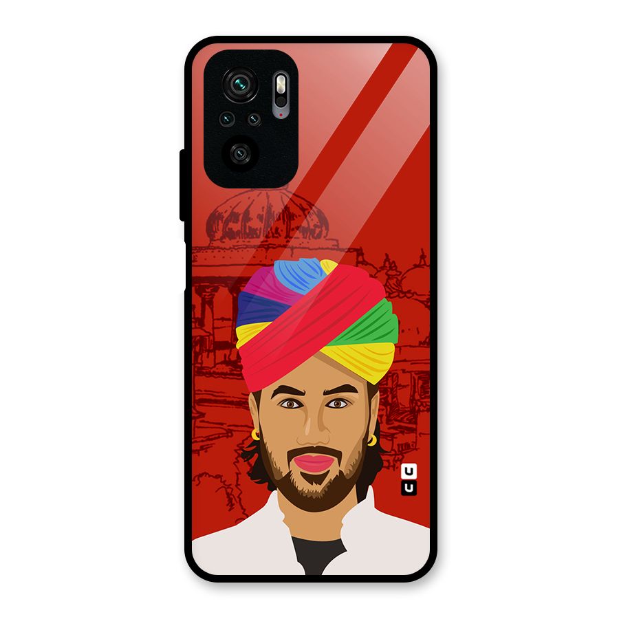 The Rajasthani Chokro Glass Back Case for Redmi Note 11 SE