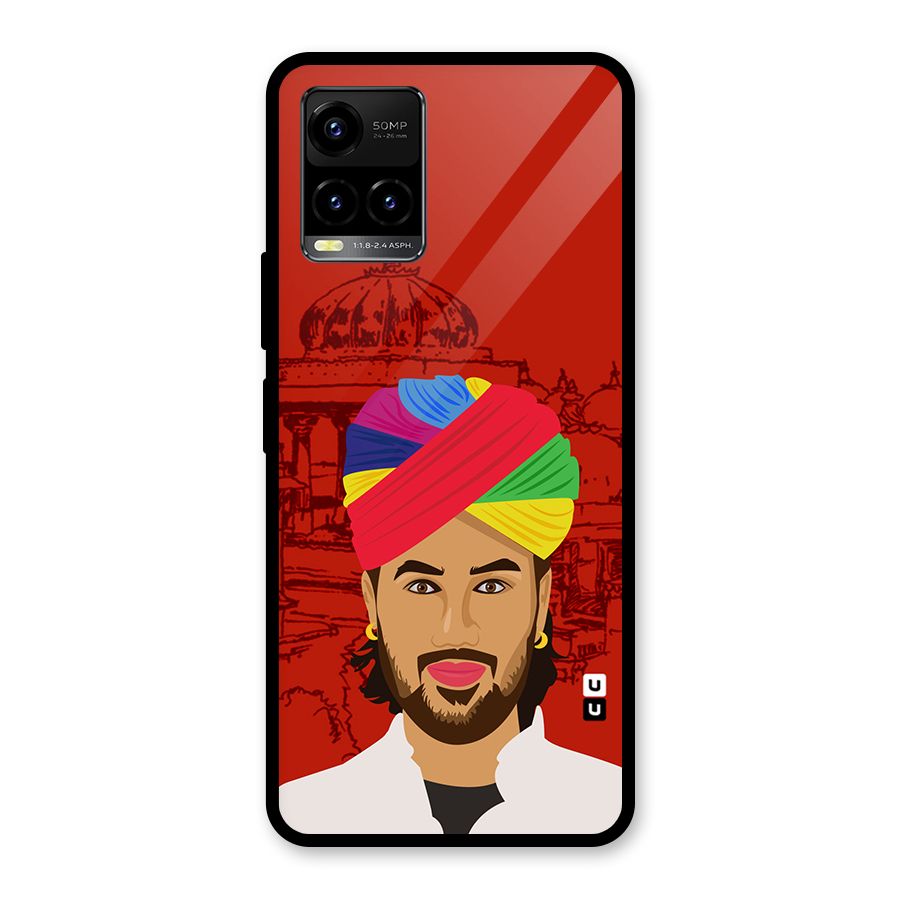 The Rajasthani Chokro Glass Back Case for Vivo Y21A