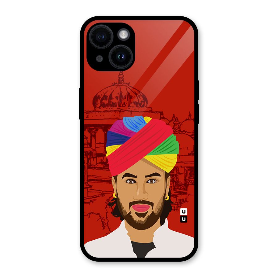 The Rajasthani Chokro Glass Back Case for iPhone 14