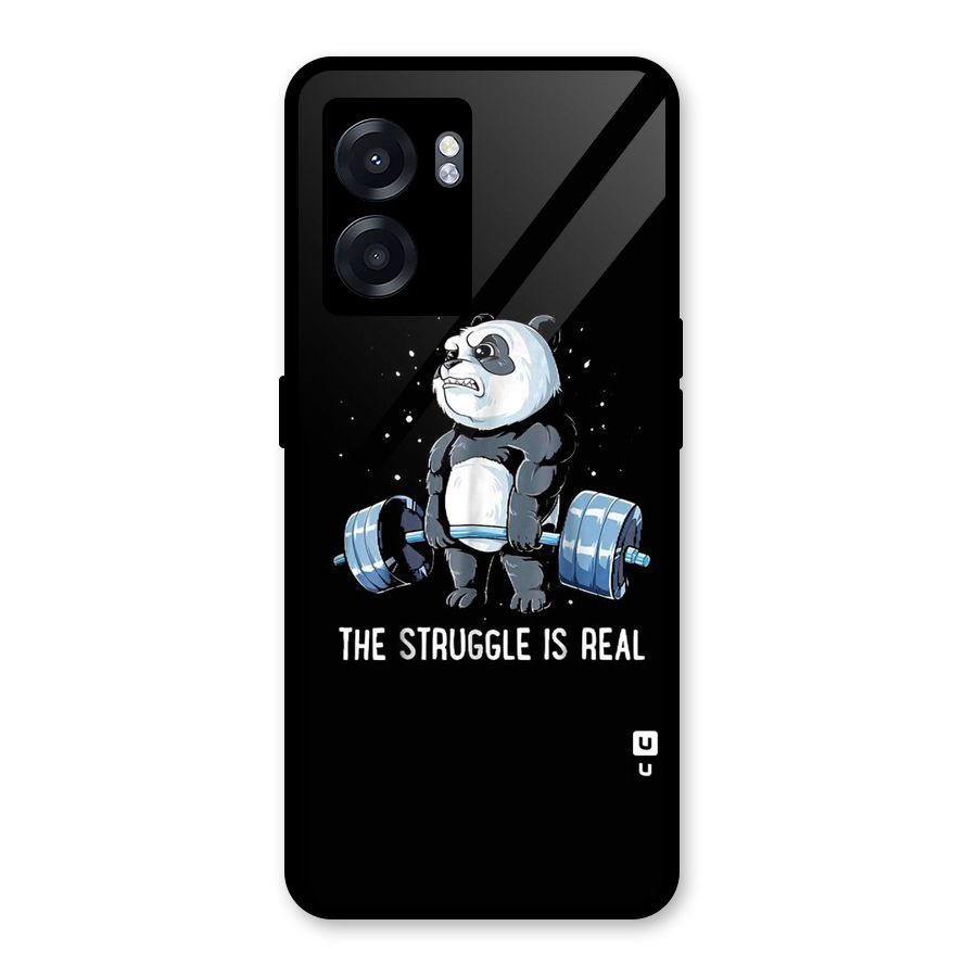 The Struggle is Real Glass Back Case for Oppo K10 (5G)