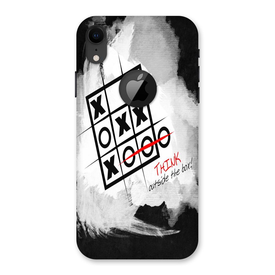 Think Box Back Case for iPhone XR Logo Cut