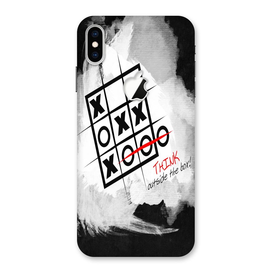 Think Box Back Case for iPhone XS Max Apple Cut