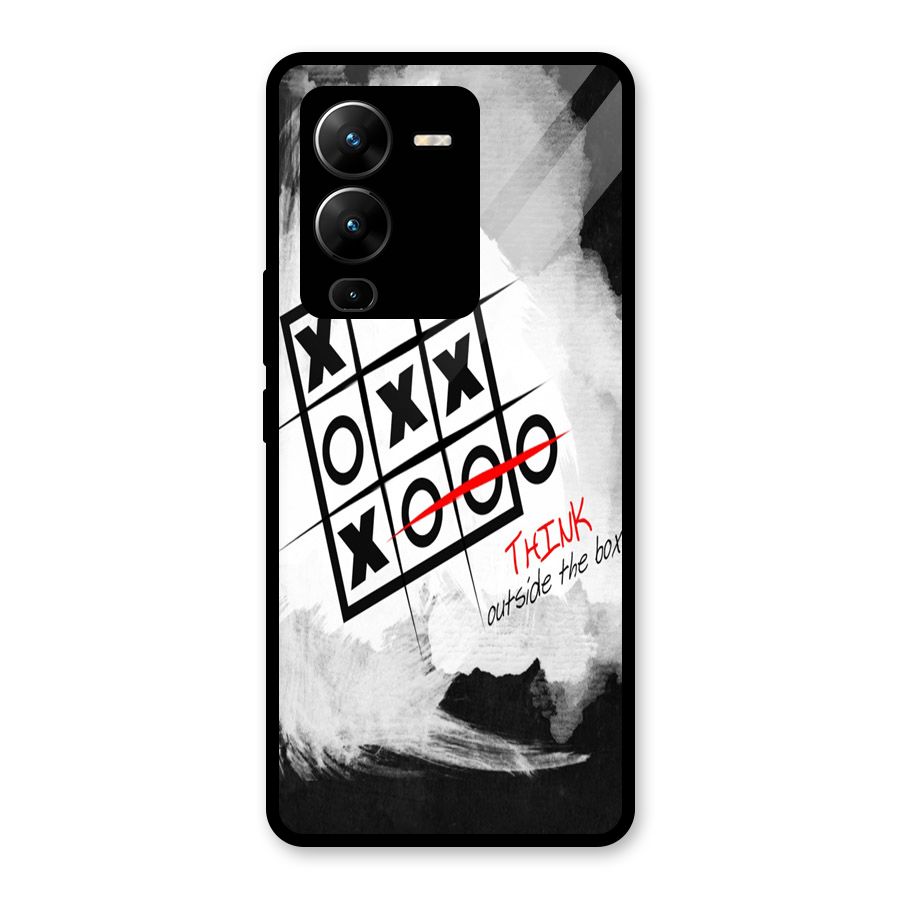 Think Box Glass Back Case for Vivo V25 Pro