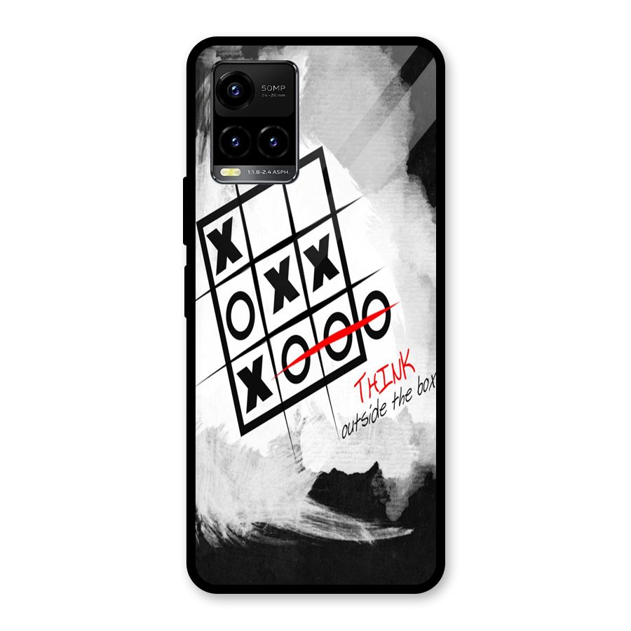 Think Box Glass Back Case for Vivo Y21A