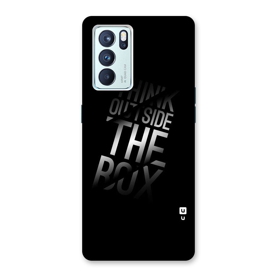 Think Outside The Box Back Case for Oppo Reno6 Pro 5G