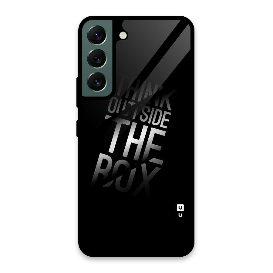 Think Outside The Box Glass Back Case for Galaxy S22 5G