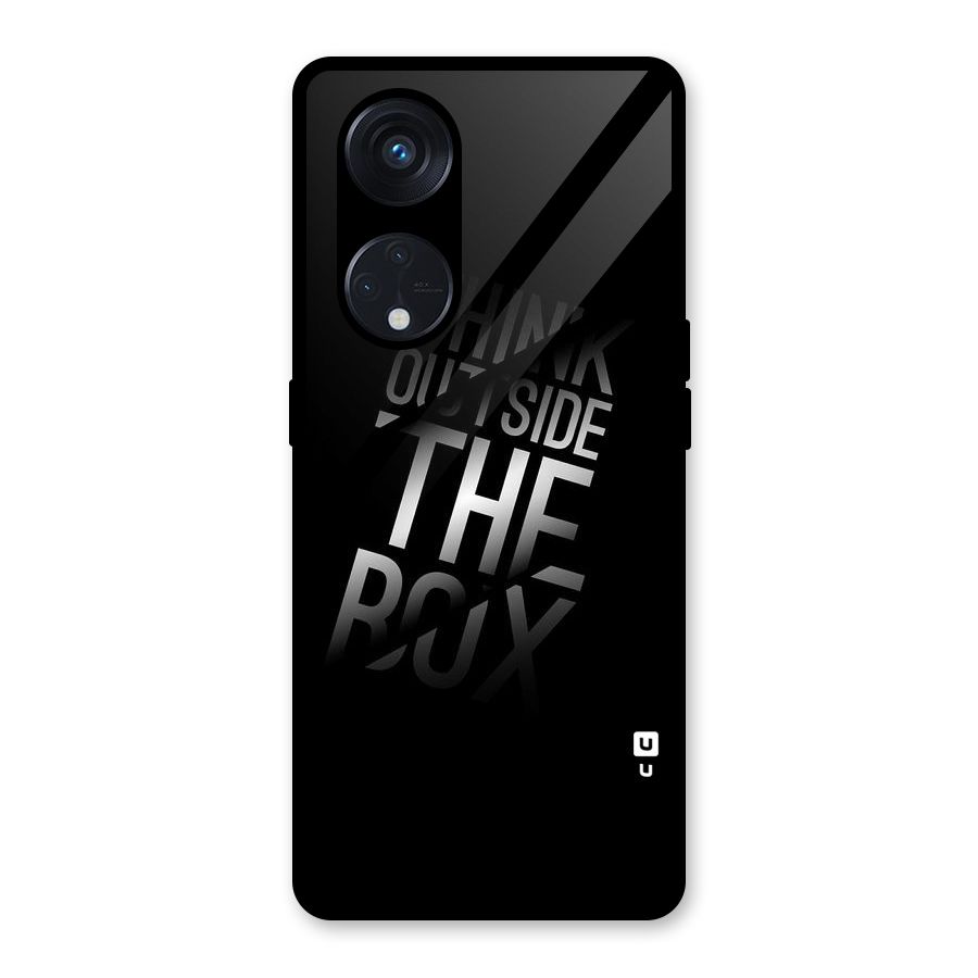 Think Outside the Box Glass Back Case for Reno8 T 5G