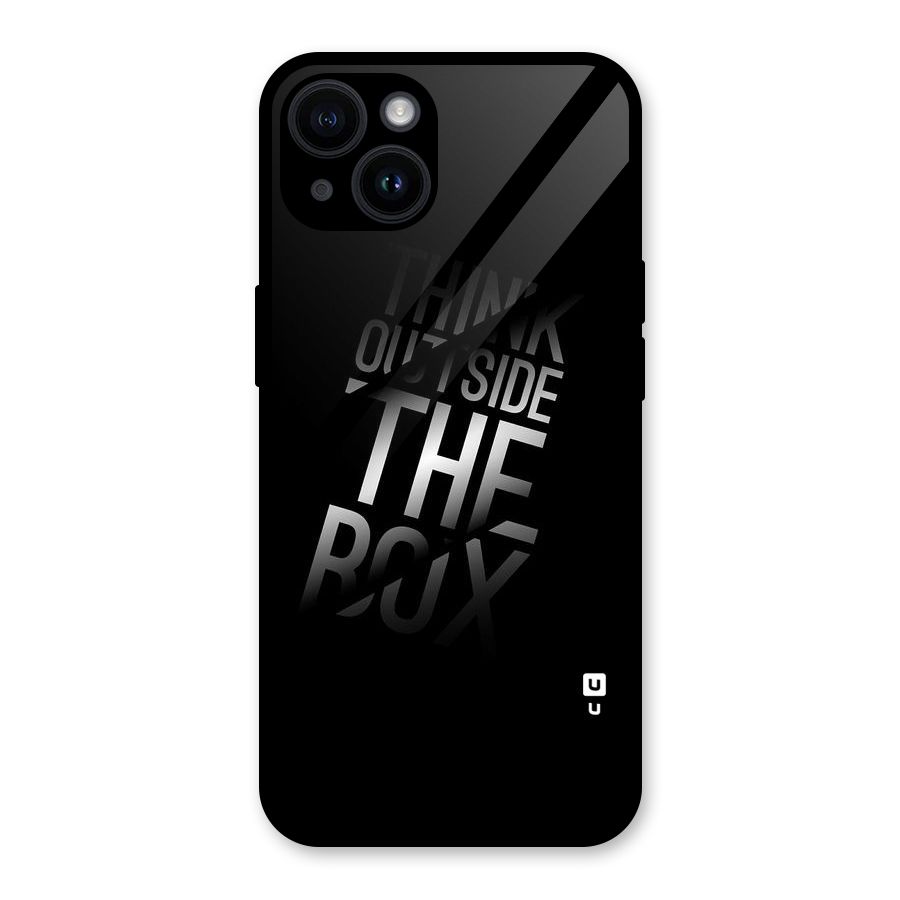 Think Outside The Box Glass Back Case for iPhone 14